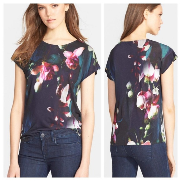 ted baker floral tee
